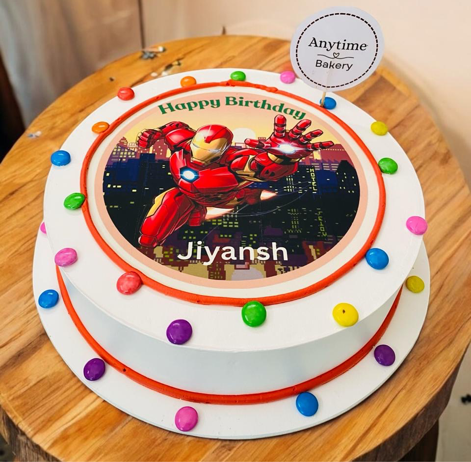 Super Hero Photo Cake