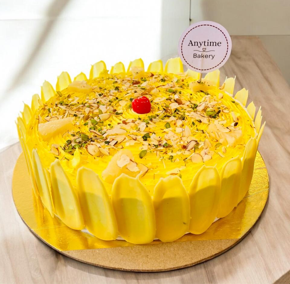 Topping With Cherry Pineapple Cake