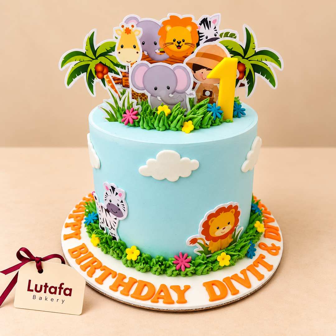 Jungle Joy Animal Cake