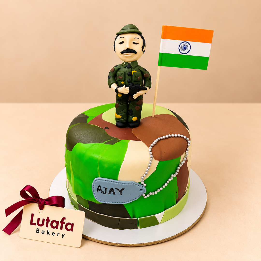 Uniformed Hero Celebration Cake