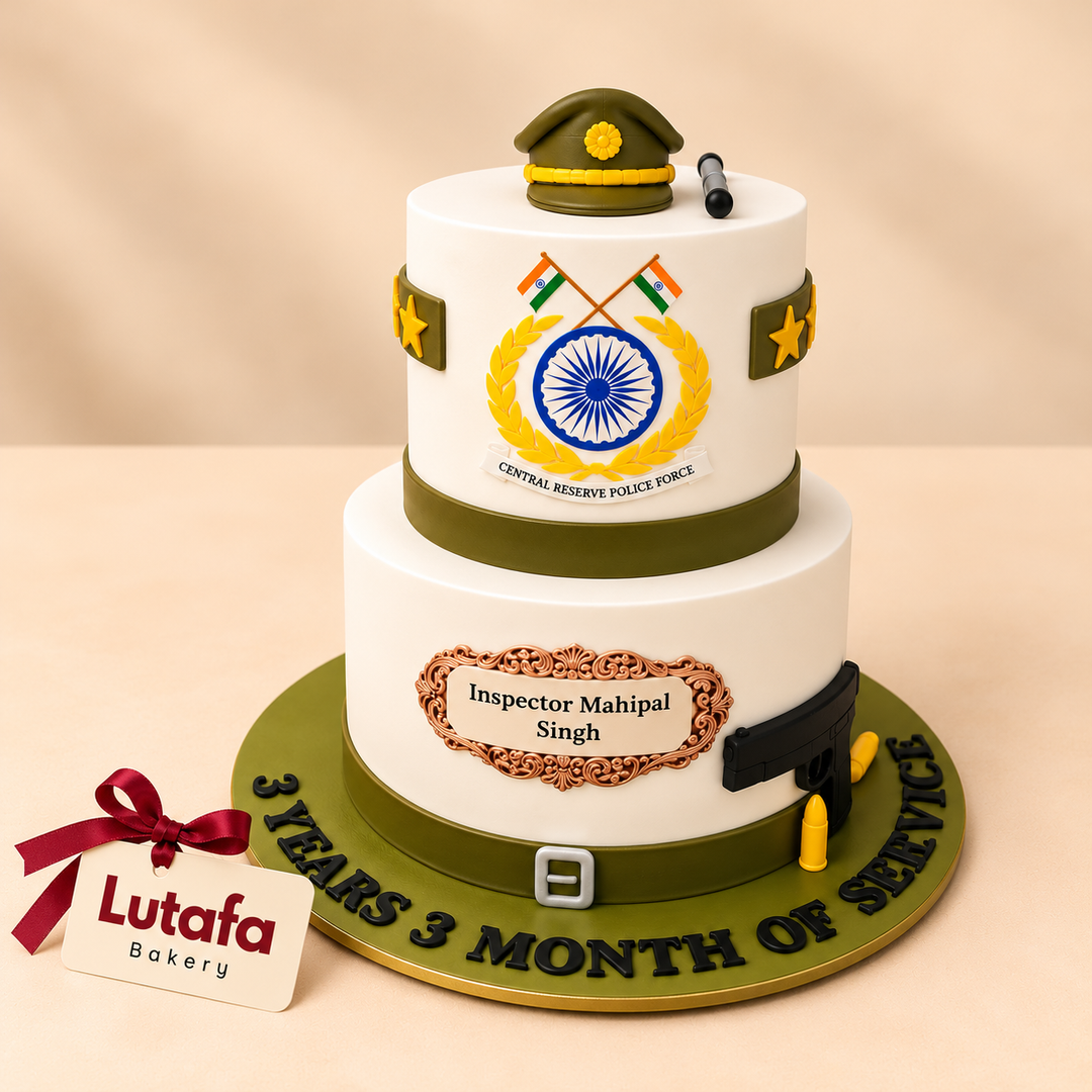 Crpf Theme Cake