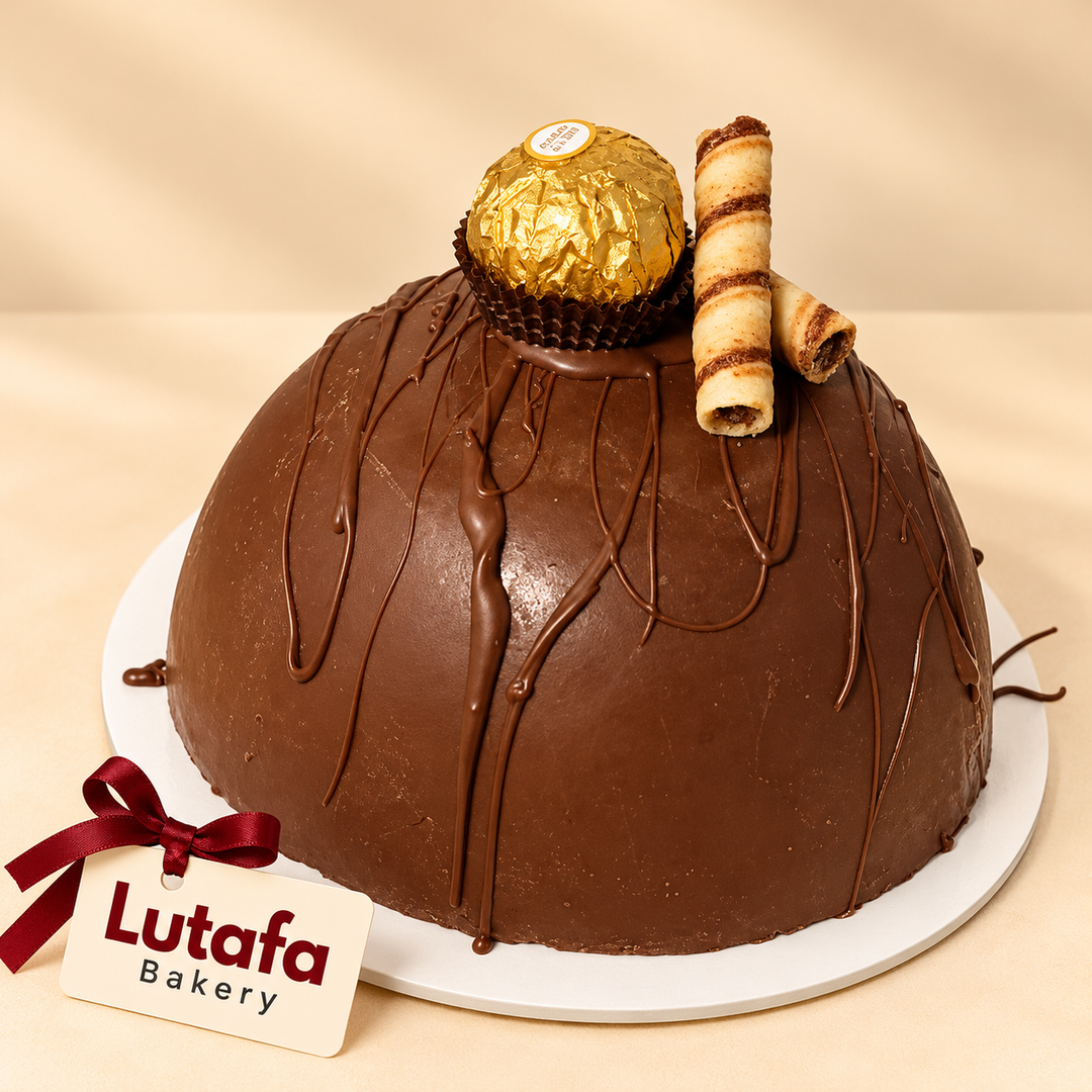 Savory Ferrerorocher Pinata Cake