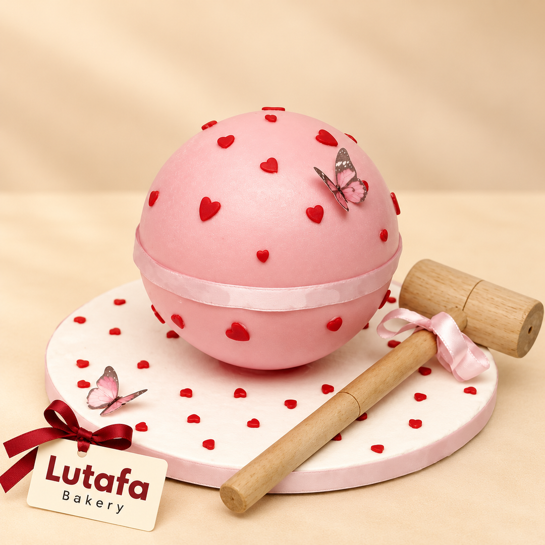 Romantic Pink Pinata Cake