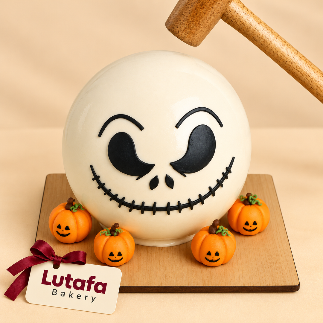 Ghost Pinata Cake