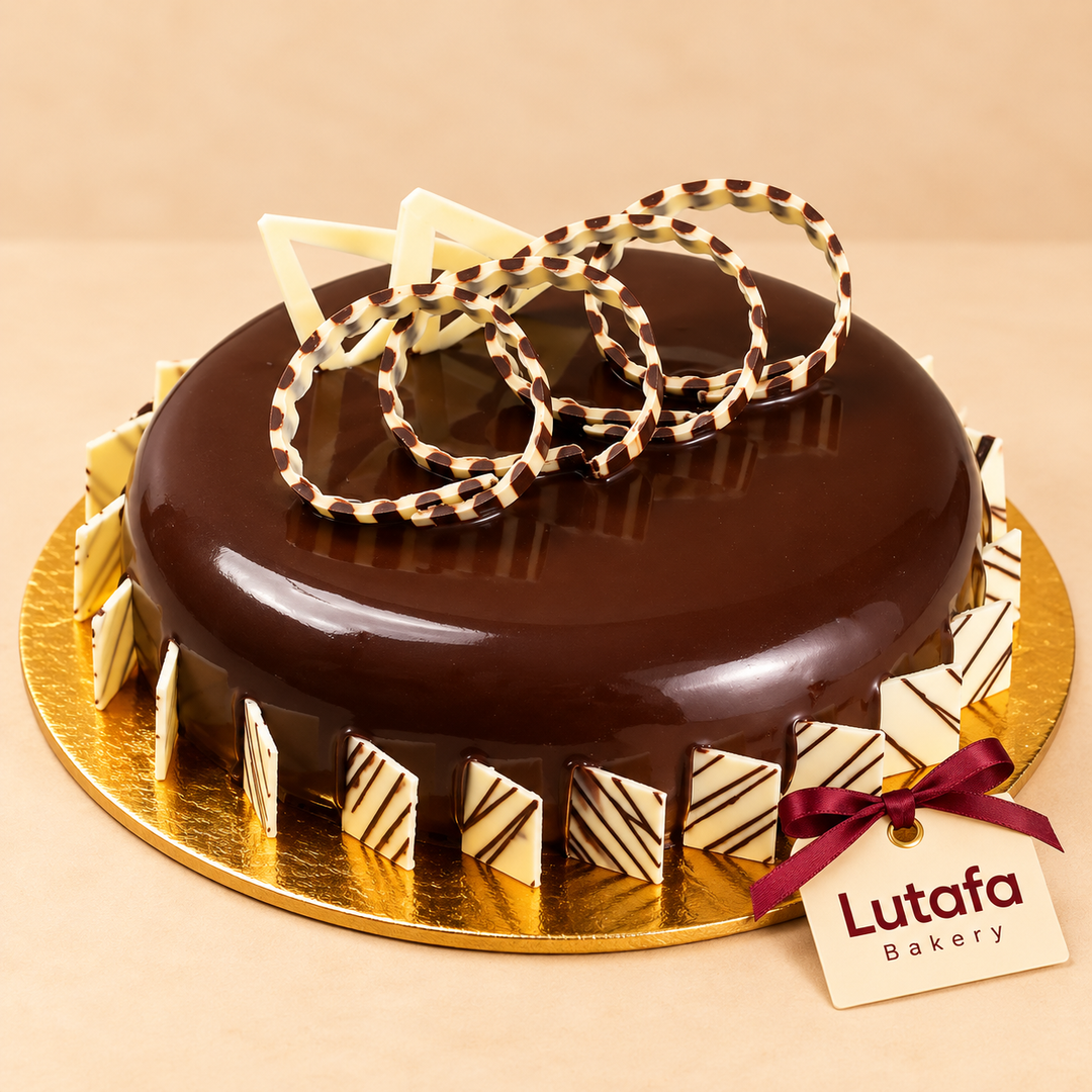 Premium Mirror Chocolate Cake