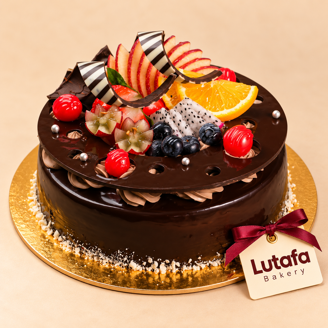Exotic Chocolate and Fruit Cake
