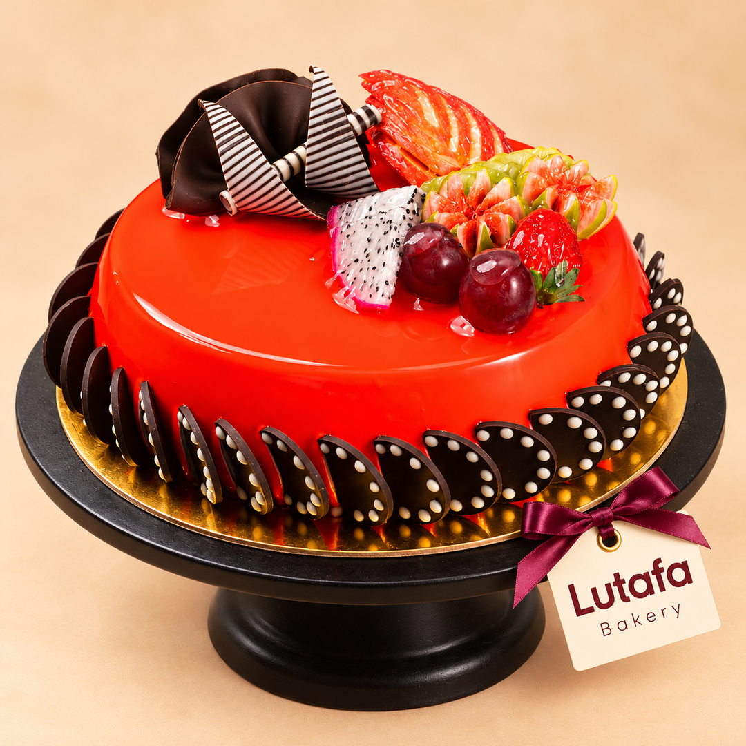 Strawberry Cake With Fresh Seasonal Fruits