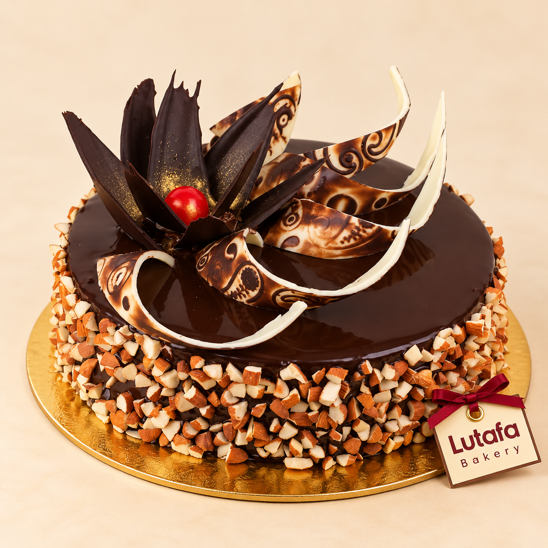 Rich Almond Chocolate Cake