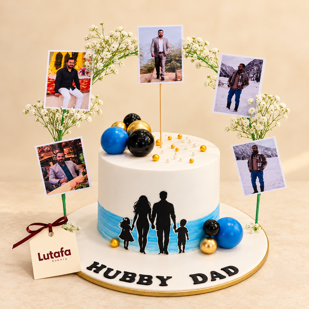 Family Memories Photo Cake