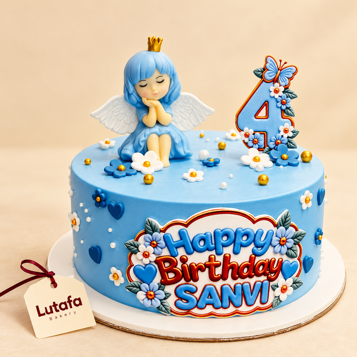 Angel Princess Birthday Cake