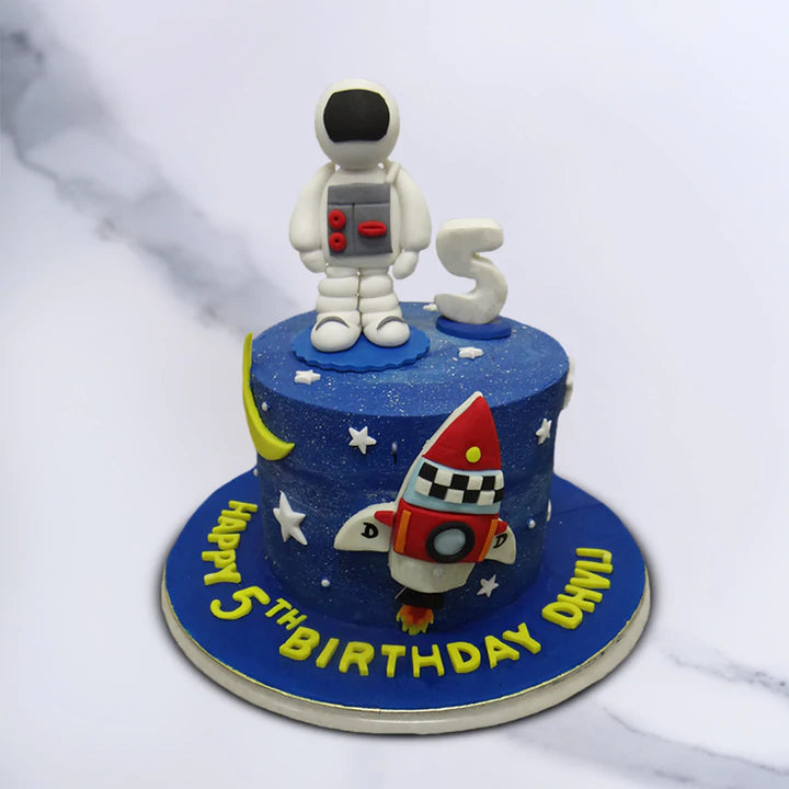 Astronaut Themed Cake