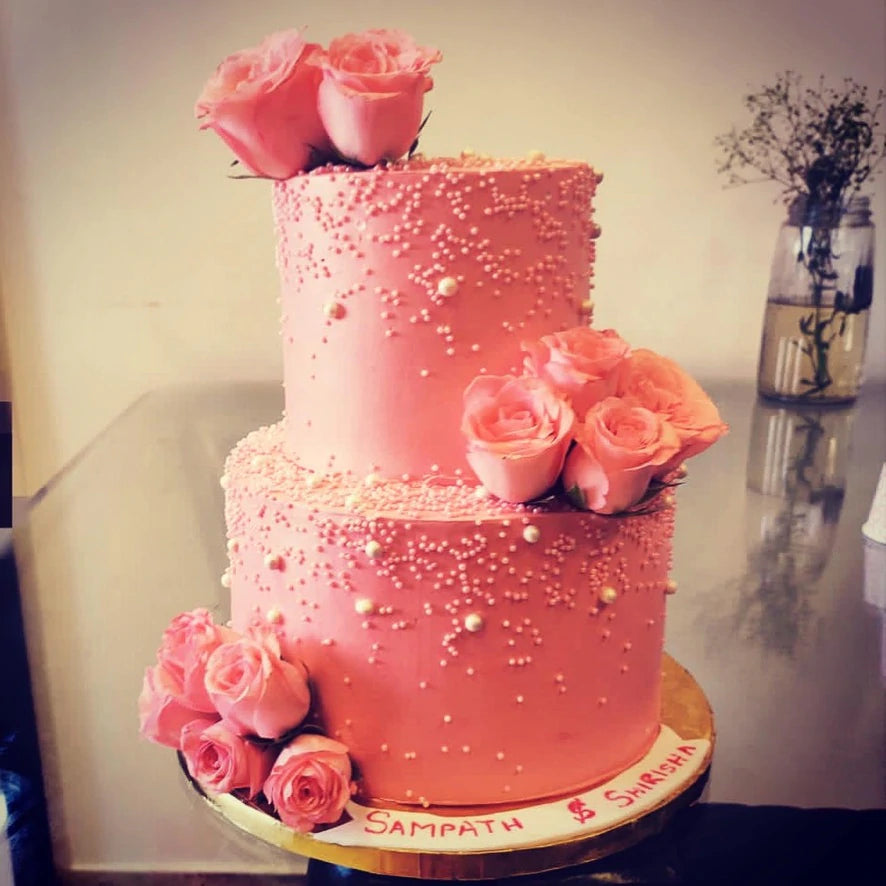 Lovely Engagement Cake